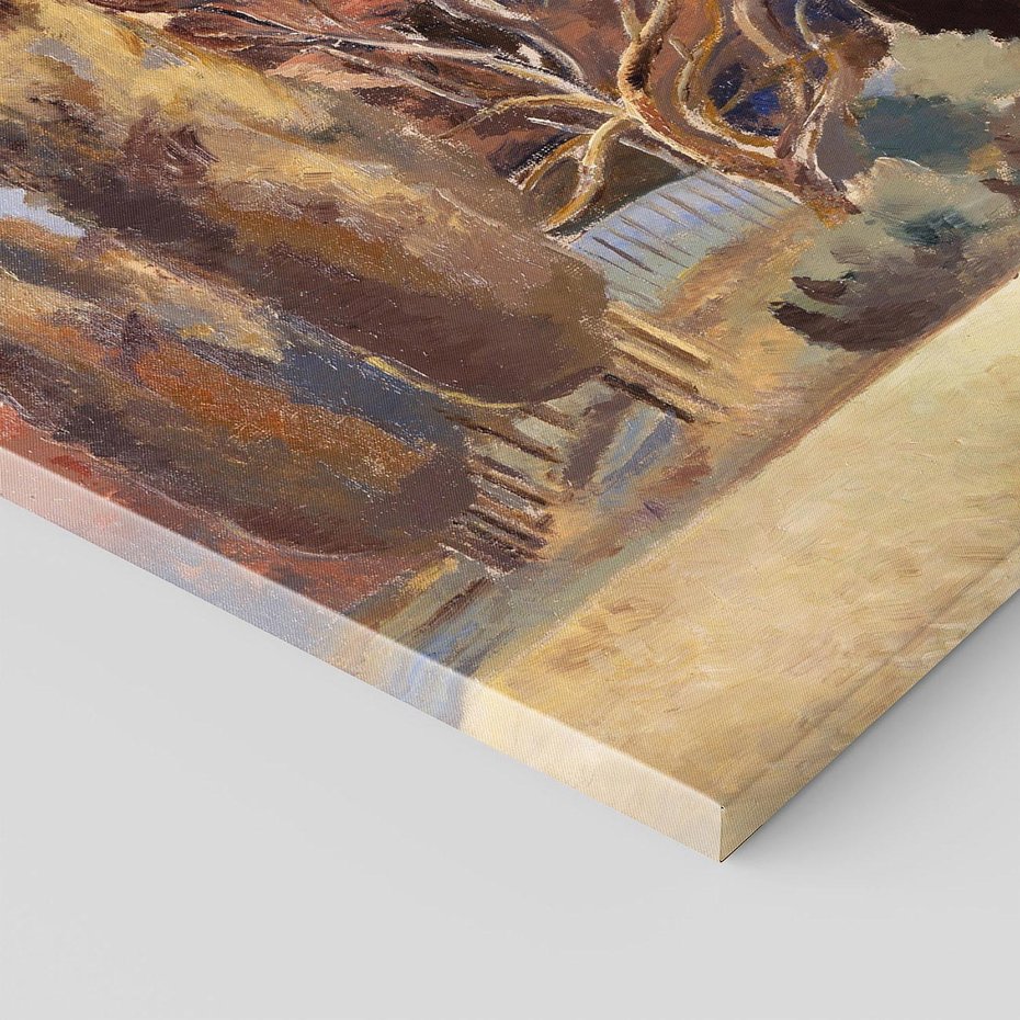 Obraz na płótnie 70x50 - Landscape of the Moon's First Quarter (1943), Paul Nash - Reprodukcja - reprodukcja, obraz na płótnie