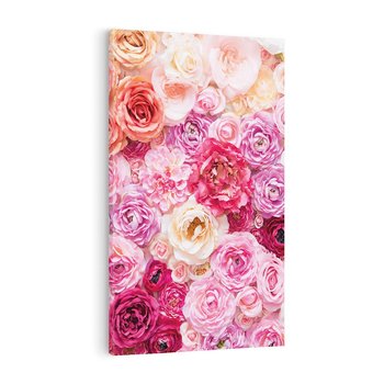 Obraz na płótnie 50x70 - Róże w pełnym rozkwicie - róże, kwiaty