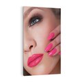Obraz na płótnie 80x120 - Usta, manicure, spa: kobieca harmonia - usta, manicure