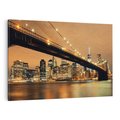 Obraz na płótnie 100x70 - magiczne połączenie miast - most, Nowy Jork