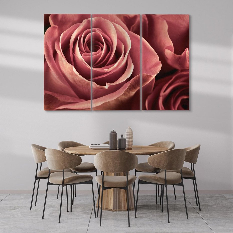 Obraz na płótnie 120x80 - Romantyczna Róż - róża, kwiat