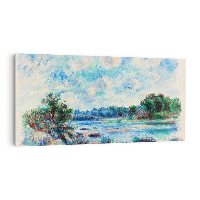 Obraz na płótnie 140x70 - Pejzaż w Pont-Aven (1892), Pierre'a-Auguste Renoir - Reprodukcja - reprodukcja, obraz na płótnie