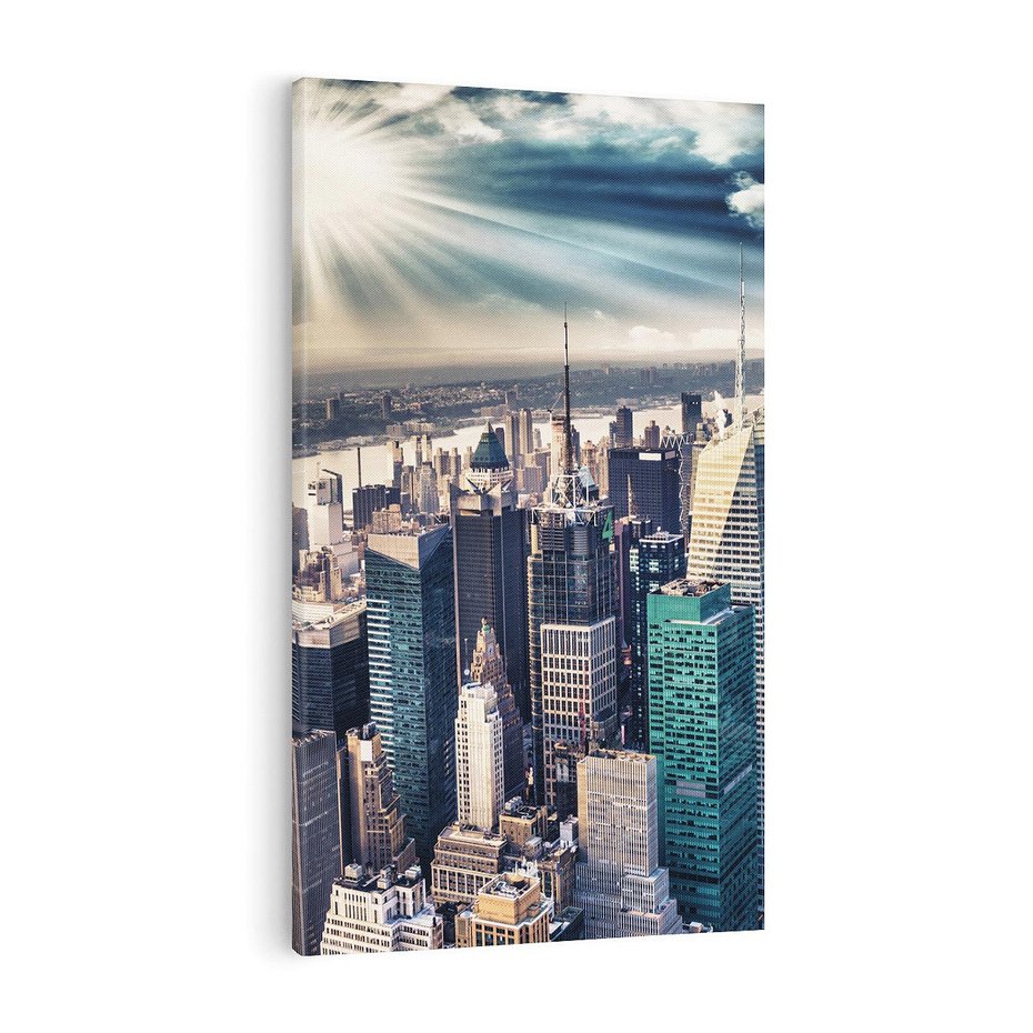 Obraz na płótnie 70x100 - Nowy York w pełnym blasku - Nowy York, miasto