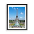 Plakat w ramie 40x50 - Wieża Eiffla - Eiffla, Paryż - rama czarna