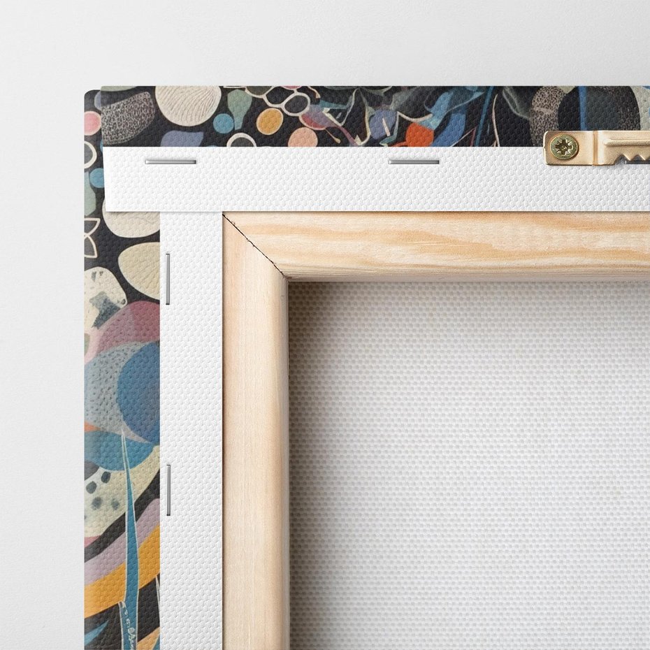 Obraz na płótnie 70x100 - Kolory Pasteli - abstrakcja, olej na płótnie