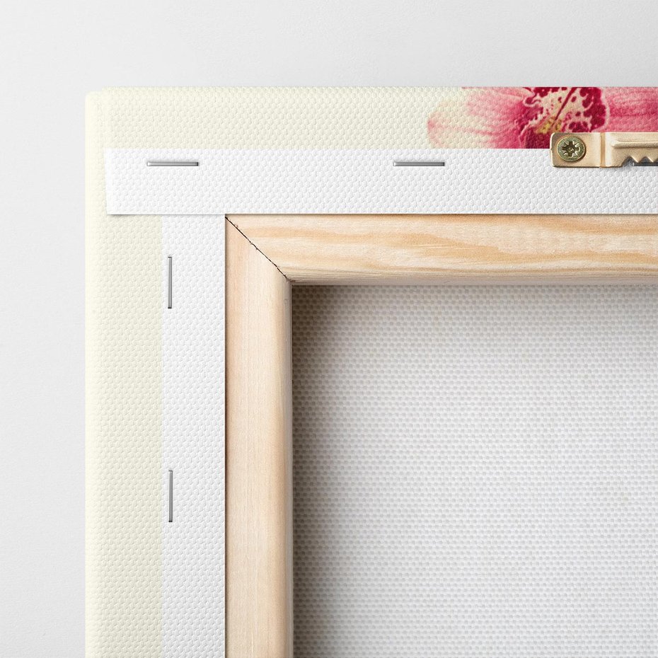 Obraz na płótnie 120x40 - Orchidea w spa - relaks - orchidea, spa