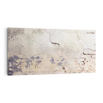 Obraz na płótnie 120x60 - Surowość ściany z betonu - ściana, beton