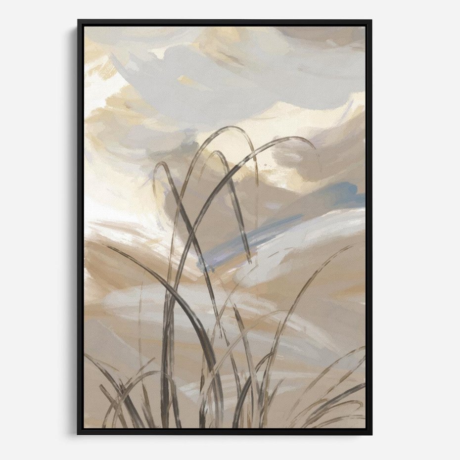 Obraz w ramie 50x70 - Nowoczesne Odbicia - akwarela, obraz - rama czarna