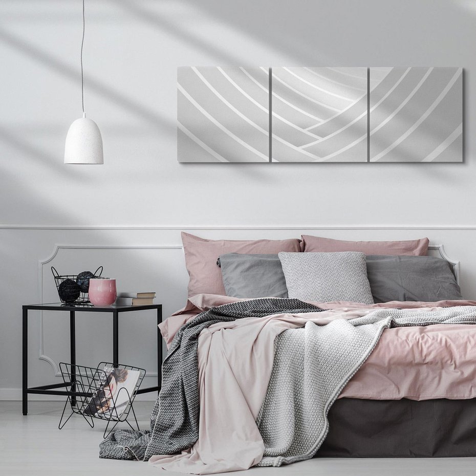 Obraz na płótnie 120x40 - Nowoczesna Ekspresja - abstrakcja, 3D