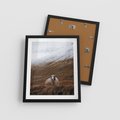 Plakat w ramie 40x50 - Owiecka panorama - góry, owca - rama czarna