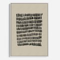 Obraz w ramie 50x70 - Echa Zapomnianych Wymiarów - nowoczesna sztuka, plakat - rama biała