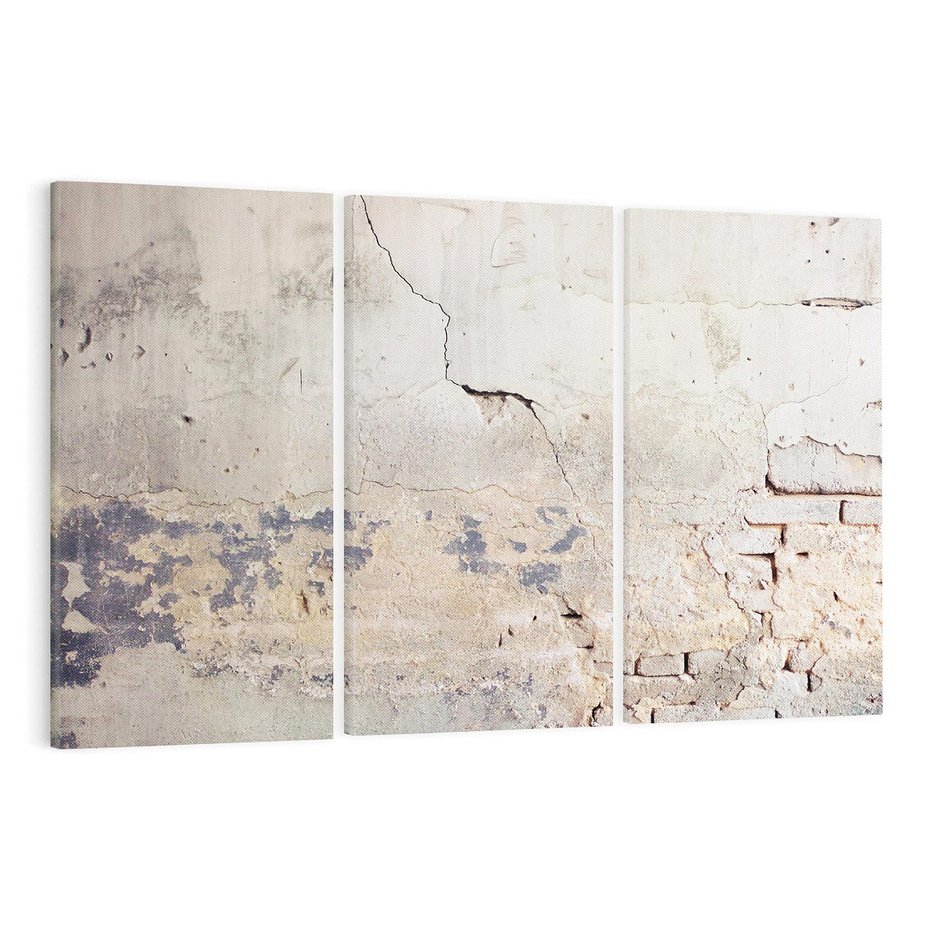 Obraz na płótnie 120x80 - Surowość ściany z betonu - ściana, beton