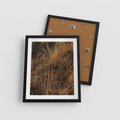 Plakat w ramie 40x50 - Szlachetna Suchość Traw - trawy, suche trawy - rama czarna