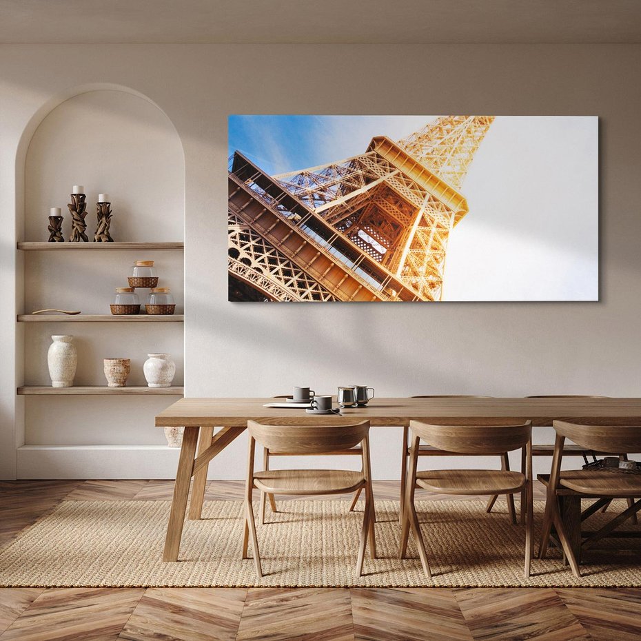 Obraz na płótnie 120x60 - Eiffla - ikona Paryża - Eiffla, Paryż