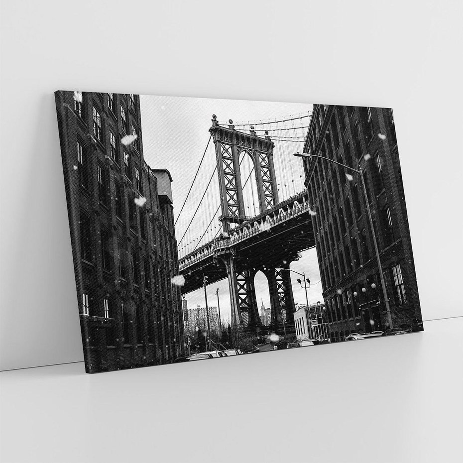 Obraz na płótnie 120x80 - Ikona Miasta - Nowy Jork, most