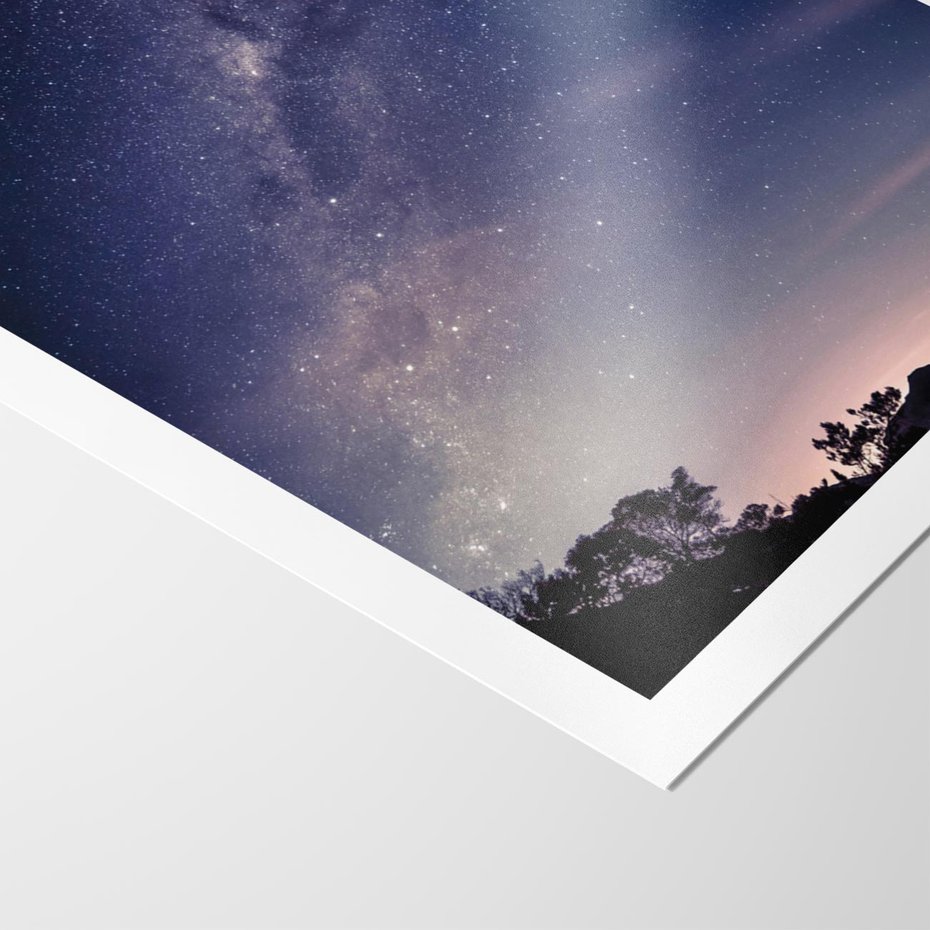 Plakat bez ramy 50x70 - Gwiaździste Ujęcie - gwiaździste niebo, noc