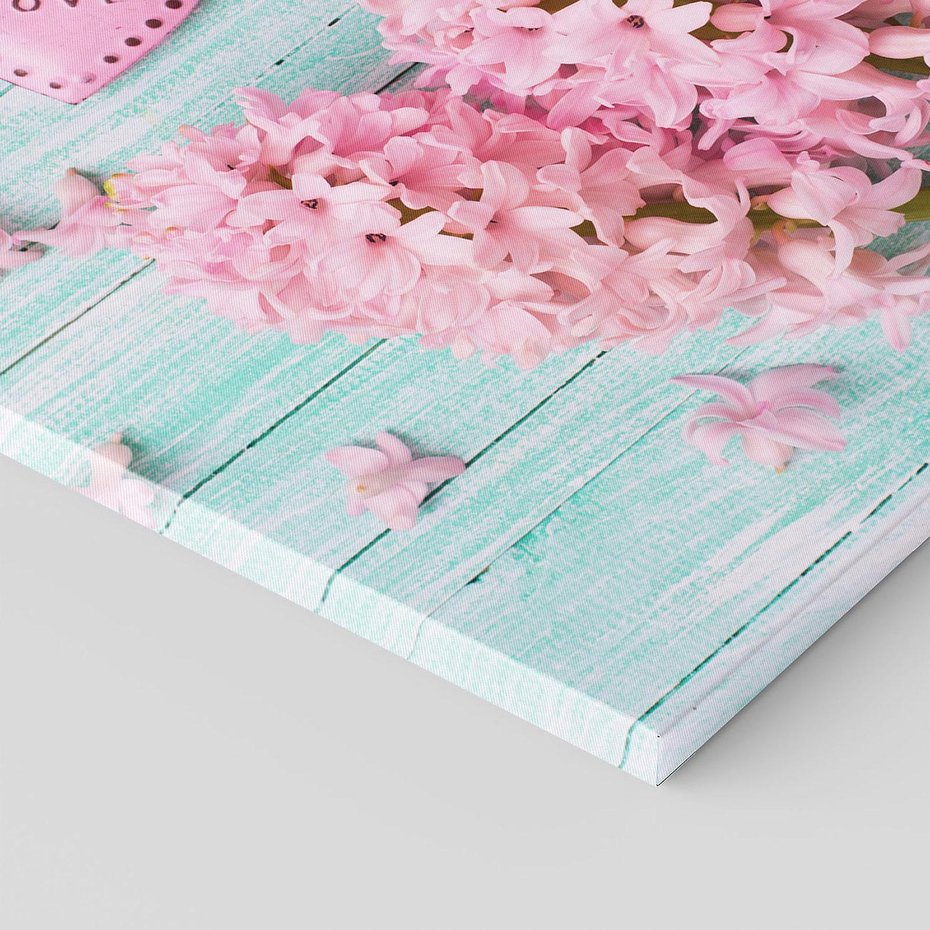 Obraz na płótnie 40x40 - Hiacynty w Kwiatowej Kompozycji - hiacynty, kwiaty