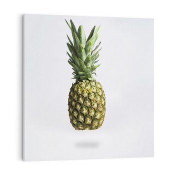 Obraz na płótnie 40x40 - Ananas Egzotyczne Odkrycie - ananas, owoc