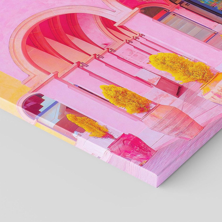 Obraz na płótnie 70x70 - Marokańskie pastele - marokański, pastele