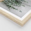 Plakat w ramie 30x40 - Uwodzicielska zieleń eukaliptusa - eukaliptus, zielone - rama drewno