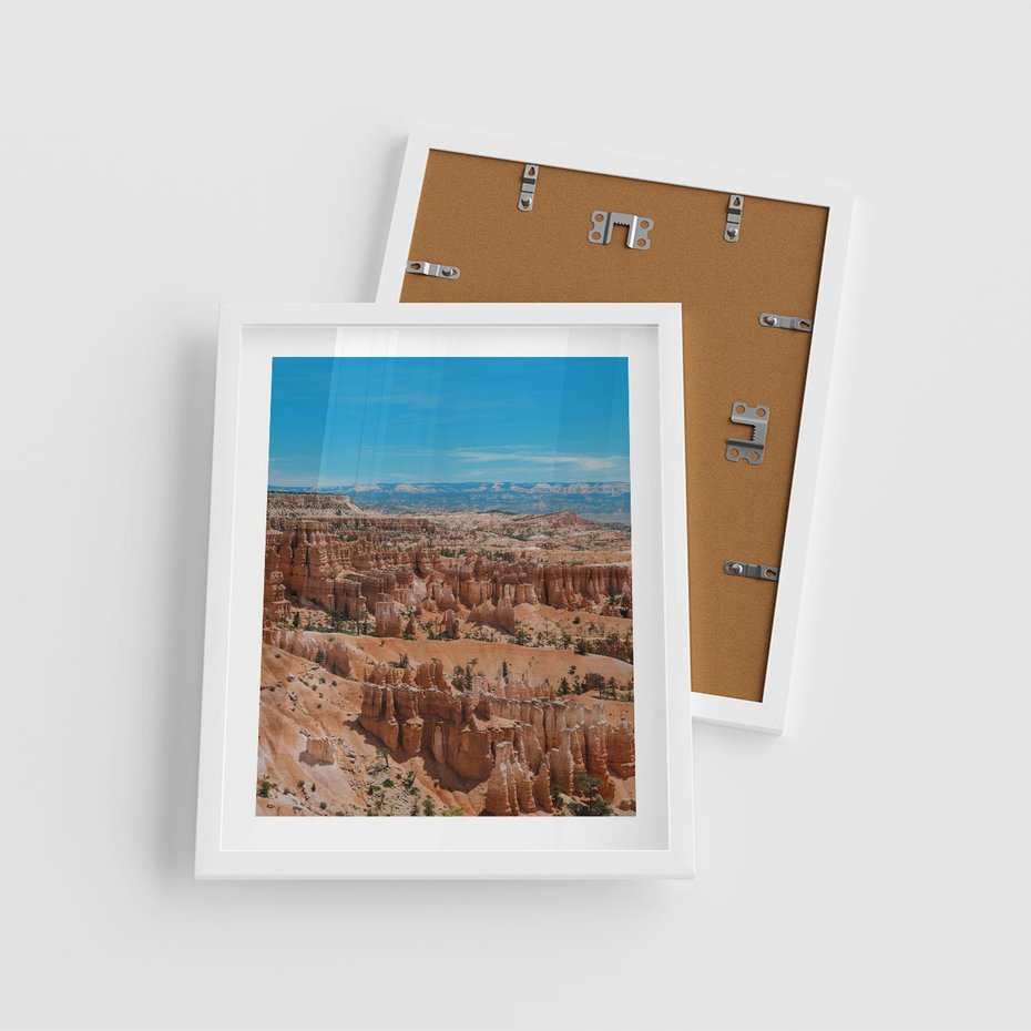 Plakat w ramie 40x50 - Wielki Kanion - wielki kanion, krajibraz - rama biała