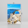 Obraz na płótnie 80x120 - Urokliwy widok na Santorini - Santorini, widok