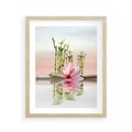 Plakat w ramie 40x50 - Harmonia i relaks - spa, bambus - rama drewno