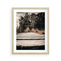 Plakat w ramie 40x50 - Fotografia w Ciepłych Barwach - odcienie brązu, fotografia - rama drewno