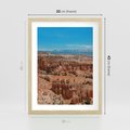 Plakat w ramie 30x40 - Wielki Kanion - wielki kanion, krajibraz - rama drewno