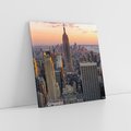 Obraz na płótnie 70x70 - Nowojorskie Wieżowce - Nowy York, wieżowce