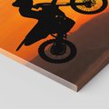Obraz na płótnie 100x70 - Adrenalina motocyklowego motocrossu - motocykl, motocross