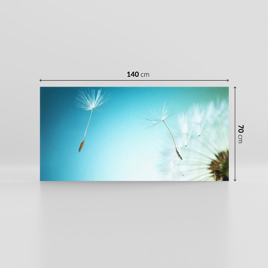 Obraz na płótnie 140x70 - Lekkość i Przemijanie - dmuchawiec, wiatr