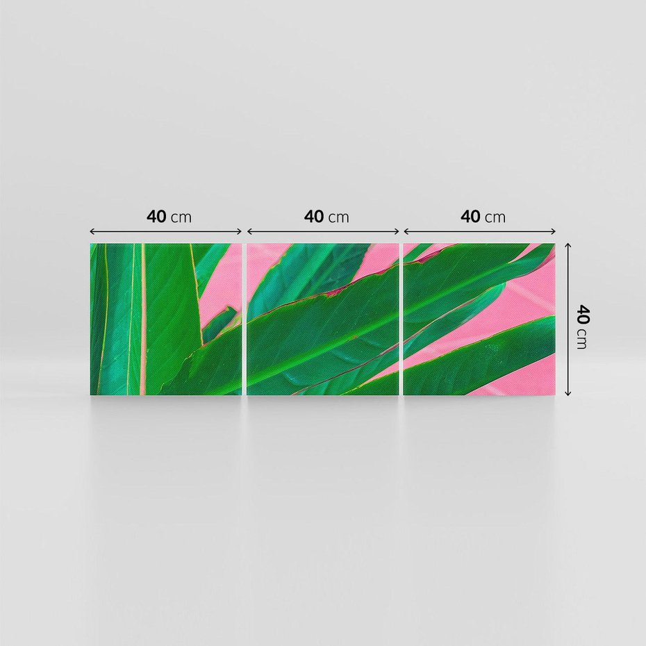 Obraz na płótnie 120x40 - Odezwij się do przeszłości - liście, retro