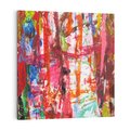 Obraz na płótnie 50x50 - Abstrakcja: wyraz emocji - abstrakcja