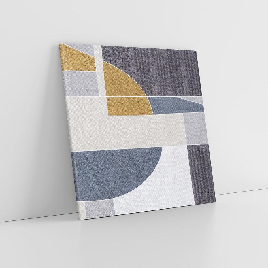 Obraz na płótnie 50x50 - Odbicie wschodzącego jutra - graficzne kształty, geometria