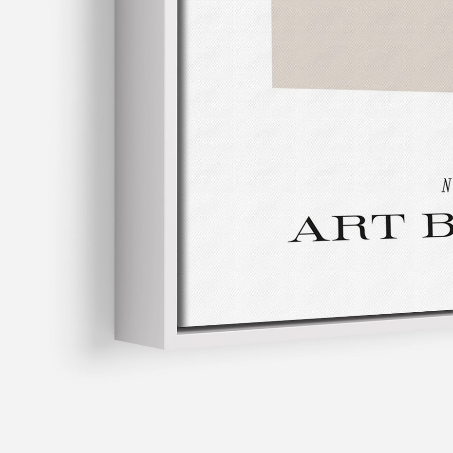 Obraz w ramie 50x70 - Migocące Konstrukcje Abstrakcji - sztuka minimalizmu, biało czarna rycina - rama biała