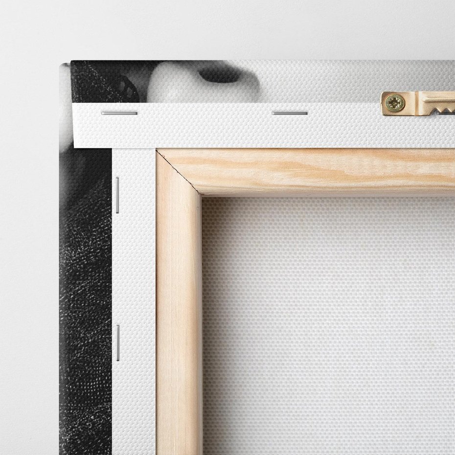 Obraz na płótnie 70x100 - Zmysłowe usta damy - kobieta, usta