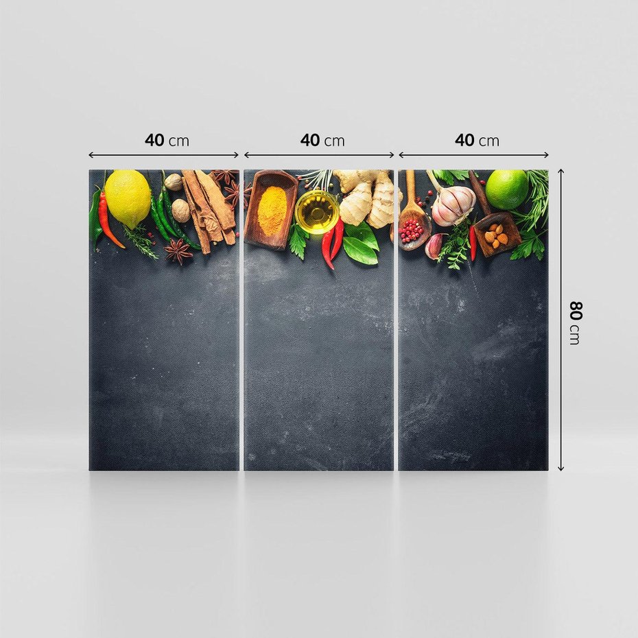 Obraz na płótnie 120x80 - zmysłowa podróż - przyprawy, orient