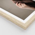 Plakat w ramie 30x40 - Piękno fryzury - włosy, fryzura - rama drewno