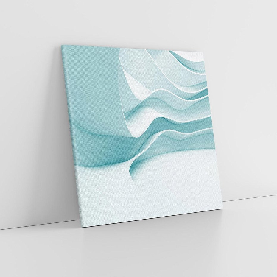 Obraz na płótnie 70x70 - Abstrakcyjne wyrażenie emocji - abstrakcja