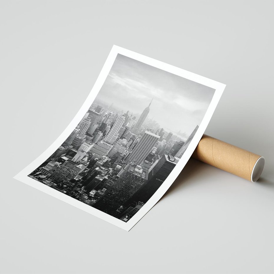 Plakat bez ramy 40x50 - Majestatyczne Wysokości - Nowy Jork, wieżowce