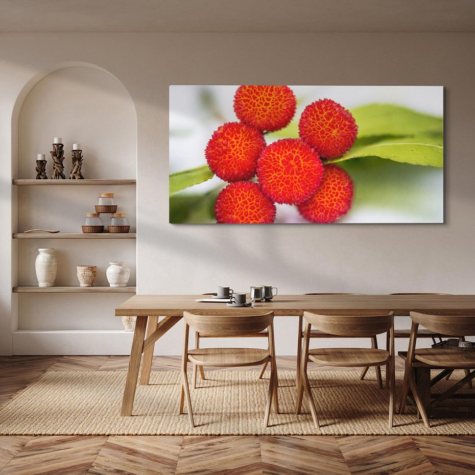 Obraz na płótnie 140x70 - Liczi Owoce - liczi, owoce