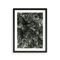 Plakat w ramie 30x40 - Jasnozielone Liście i Gałązki - liście, gałązki - rama czarna
