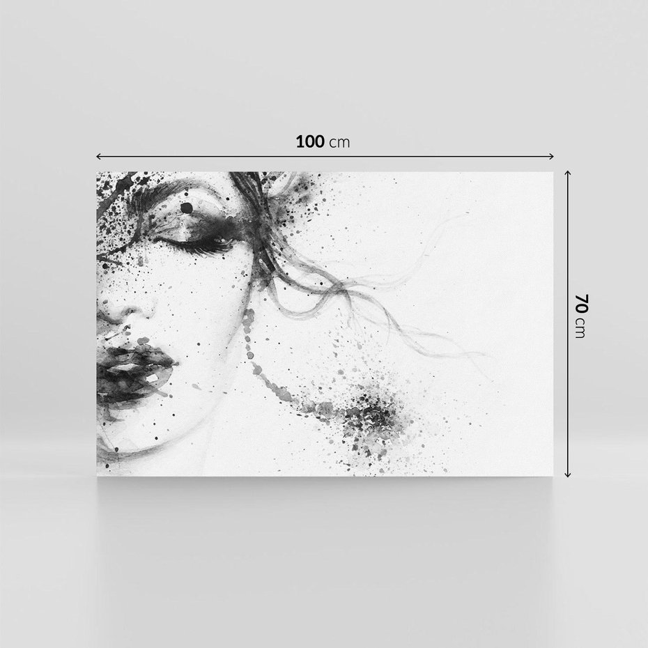 Obraz na płótnie 100x70 - Eksplozja Kolorów - akwarela, abstrakcja