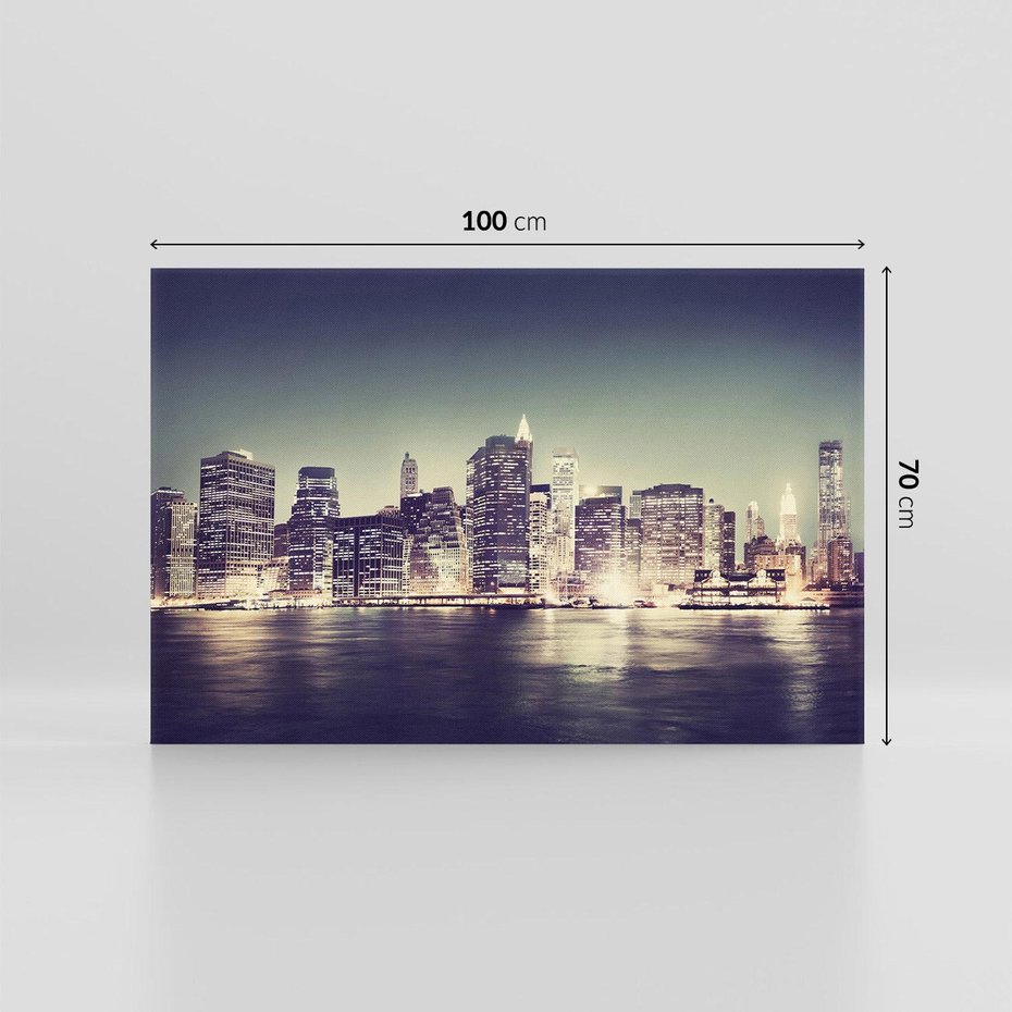 Obraz na płótnie 100x70 - Miasto niekończących się możliwości - Nowy York, miasto