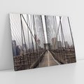 Obraz na płótnie 120x80 - Nowoczesna Linia - most, nowoczesna