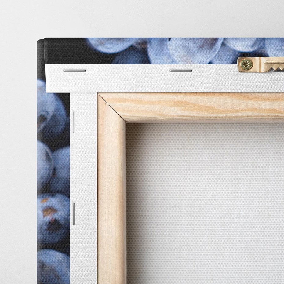 Obraz na płótnie 70x70 - Borówki Leśna Harmonia - borówki, owoce