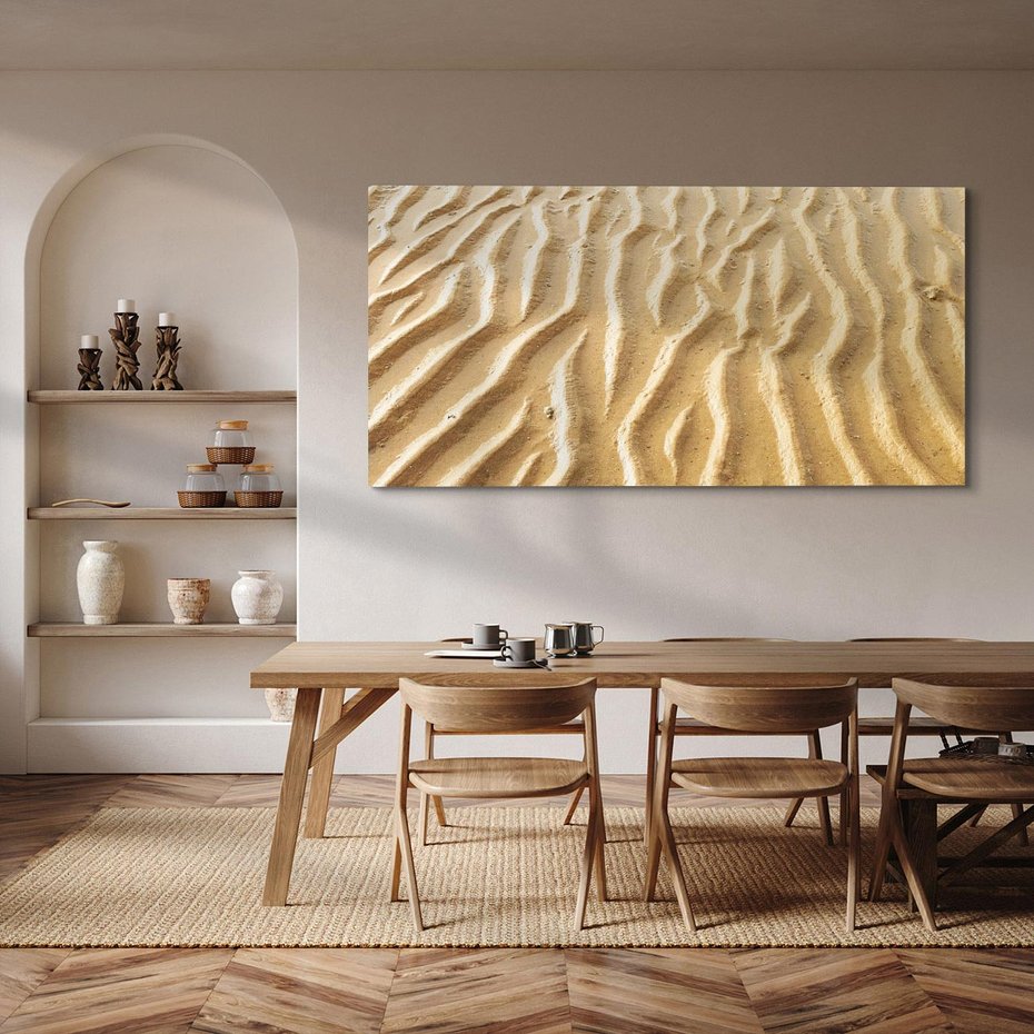 Obraz na płótnie 120x60 - Piasek i Nieskończoność - pustynia, piasek