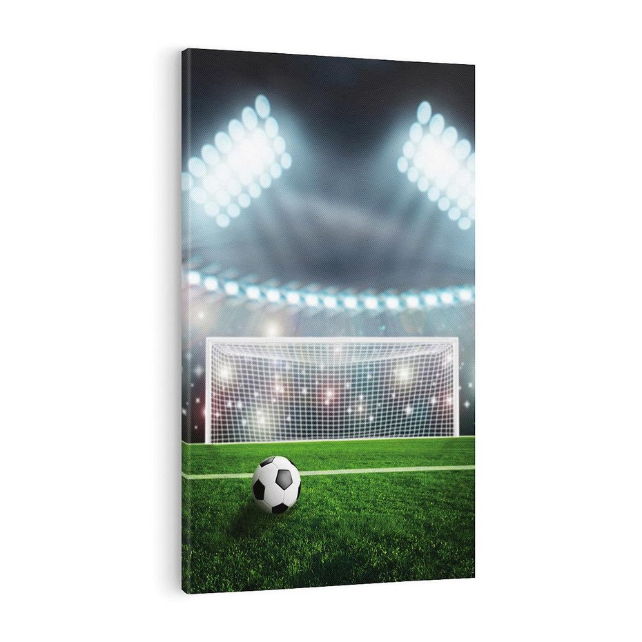 Obraz na płótnie 70x100 - Strzał do bramki - piłka, nożna