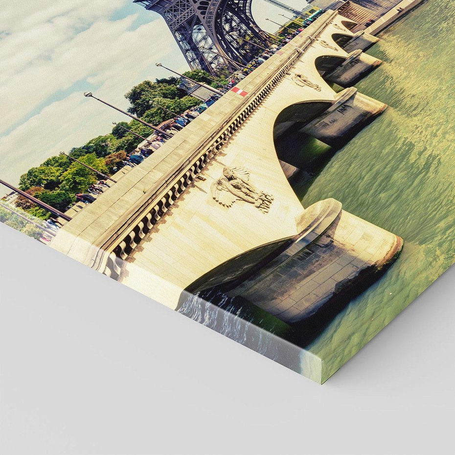 Obraz na płótnie 70x100 - Wieża Eiffla - Ikona Paryża - wieża, Eiffla